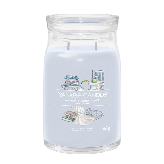 Image de A Calm & Quiet Place Signature Large Jar - Yankee Candle