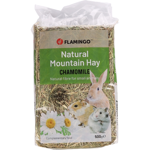 Image de FOIN DE MONTAGNE A LA CAMOMILLE 500GR.