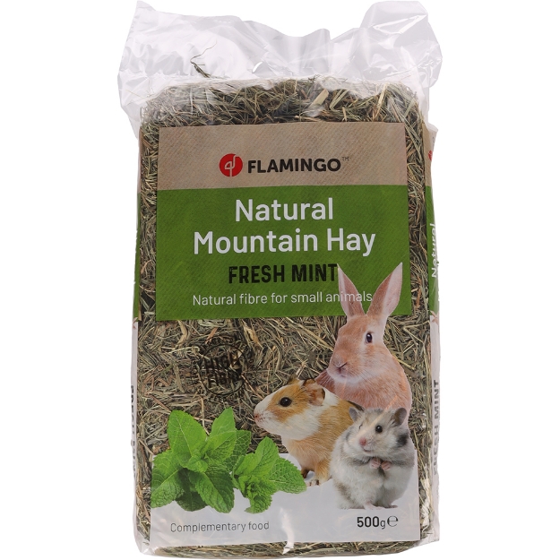 Image de FOIN DE MONTAGE AVEC MENTHE 500GR