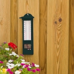 Image de Thermomètre MIN-MAX mural d'extérieur vert incl. Affichage digital