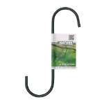 Image de Crochet métal laqué époxy vert 20cm par 10