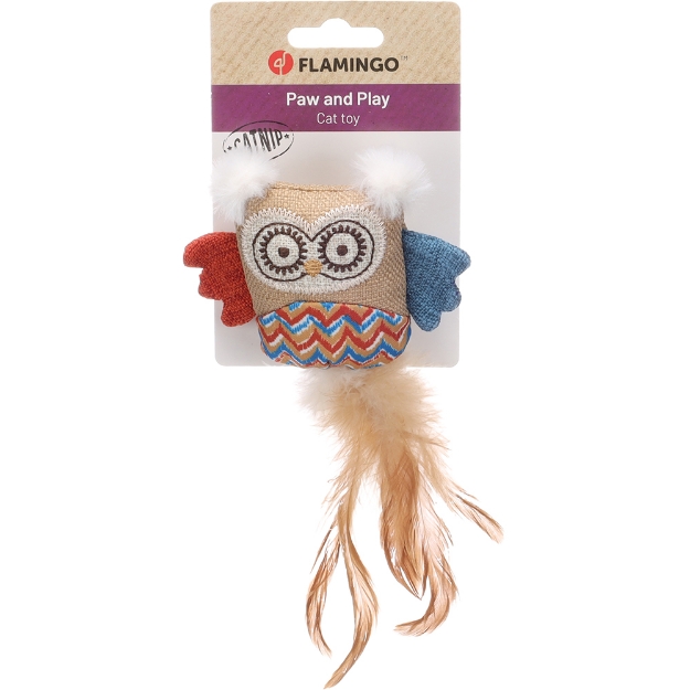 Image de JOUET ROBLA HIBOU MULTICOLORE 11x3,7x21CM