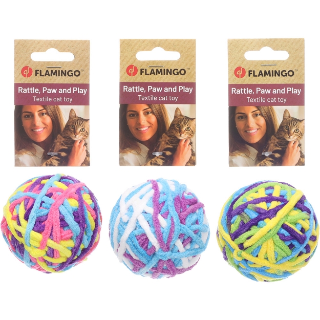 Image de JOUET VETRU BALLE PLUSIEURS COULEURS DIAMÈTRE 8,2CM