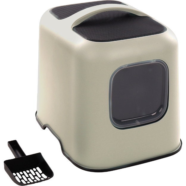 Image de MAISON DE TOILETTE TRUDY TAUPE 38,5x51x44,5CM