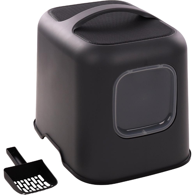 Image de MAISON DE TOILETTE TRUDY ANTHRACITE 38,5x51x44,5CM