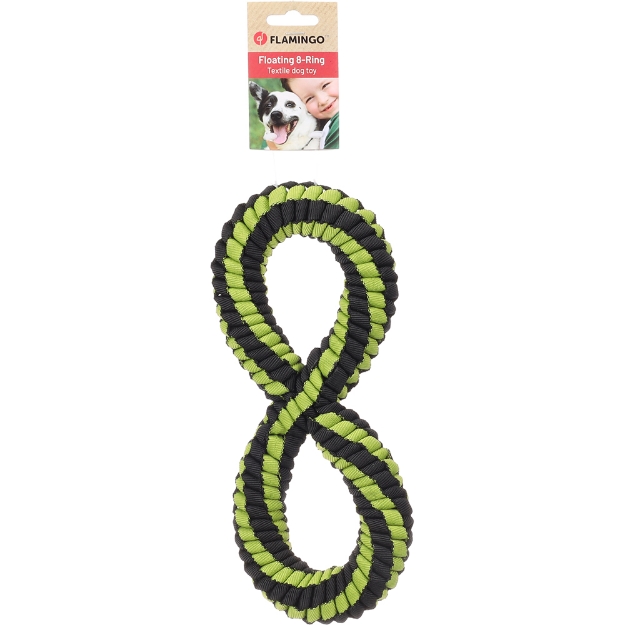 Image de PROMO  ROFAS ANNEAU EN FORME DE 8 VERT/NOIR 29x13x3,5CM
