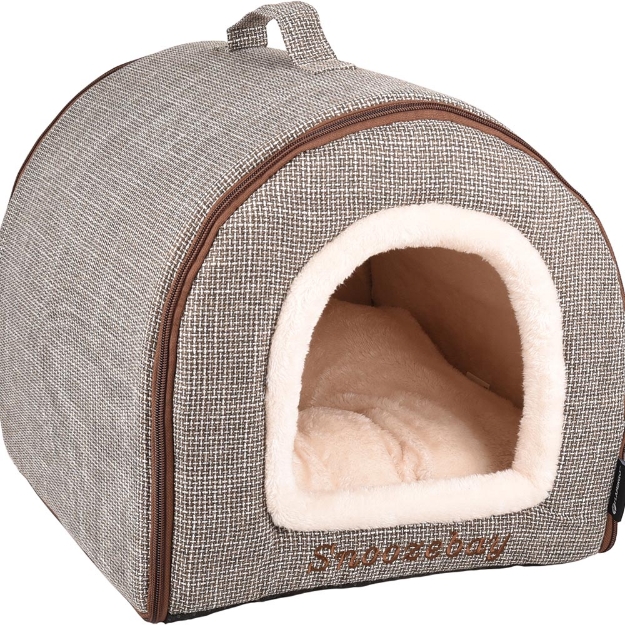 Image de PROMO  Snoozebay Ovale Brun & Crème 35x45x35cm