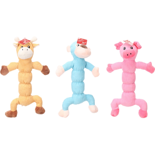 Image de JOUET CHINI ANIMAUX PLUSIEURS COULEURS 22x8,5x36CM