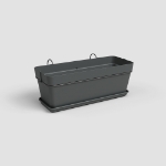Image de JARDINIÈRE CAPRI BALCON KIT 50 MA ANTHRACITE