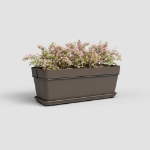 Image de JARDINIÈRE CAPRI BALCON KIT 50 MA BRONZE