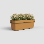 Image de JARDINIÈRE CAPRI BALCON RE KIT 50 MA JAUNE MIEL