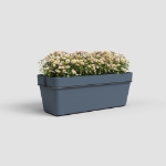 Image de JARDINIÈRE CAPRI BALCON RE KIT 50 MA BLEU ARDOISE