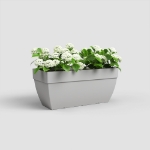 Image de JARDINIÈRE CAPRI XL 60 MA GRIS CLAIR