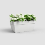 Image de JARDINIÈRE CAPRI XL 80 MA BLANC