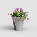 Image de POT CAPRI BALCON 30 MA GRIS CLAIR