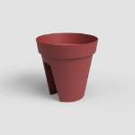 Image de POT CAPRI BALCON 30 MA ROUGE FONCÉ
