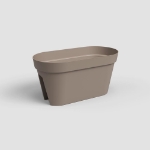 Image de JARDINIÈRE CAPRI BALCON 60 MA TAUPE