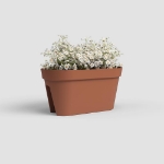 Image de JARDINIÈRE CAPRI BALCON 60 MA TERRE CUITE