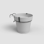 Image de POT CAPRI BALCON RE KIT 20 MA GRIS CLAIR