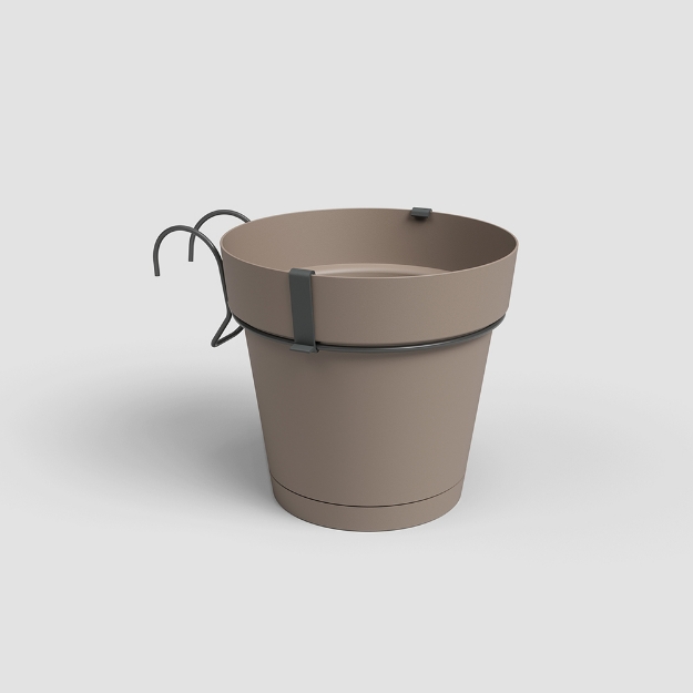 Image de POT CAPRI BALCON RE KIT 20 MA TAUPE