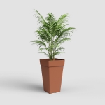 Image de POT CAPRI CARRÉ HAUT 50 MA TERRE CUITE