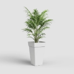 Image de POT CAPRI CARRÉ HAUT 65 MA BLANC