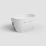 Image de JARDINIÈRE CAPRI CAMPANA BALCON 40 MA BLANC