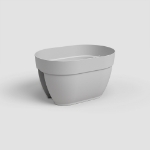 Image de JARDINIÈRE CAPRI CAMPANA BALCON 40 MA GRIS CLAIR