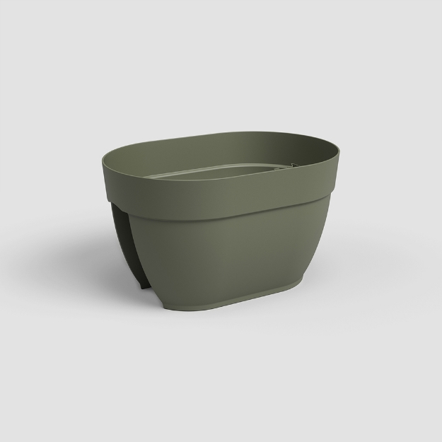 Image de JARDINIÈRE CAPRI CAMPANA BALCON 40 MA VERT SEC