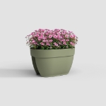 Image de JARDINIÈRE CAPRI CAMPANA BALCON 40 MA VERT CENDRÉ