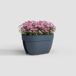 Image de JARDINIÈRE CAPRI CAMPANA BALCON 40 MA BLEU ARDOISE