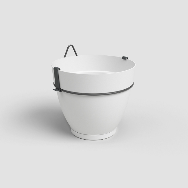 Image de POT CAPRI CAMPANA MUR RE KIT 20 MA BLANC