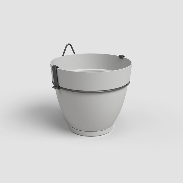 Image de POT CAPRI CAMPANA MUR RE KIT 20 MA GRIS CLAIR