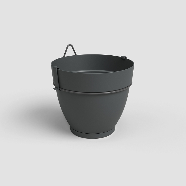Image de POT CAPRI CAMPANA MUR RE KIT 20 MA ANTHRACITE