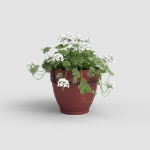 Image de POT CAPRI CAMPANA MUR RE KIT 20 MA ROUGE FONCÉ