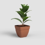 Image de POT CAPRI CAMPANA CARRÉ 37 MA TERRE CUITE