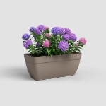 Image de JARDINIÈRE CAPRI CAMPANA XL 80 MA TAUPE