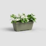 Image de JARDINIÈRE VENEZIA 50 MA VERT CENDRÉ