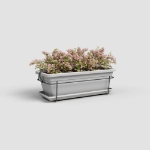 Image de JARDINIÈRE VENEZIA BALCON KIT 50 MA GRIS CLAIR
