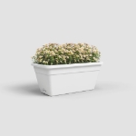Image de JARDINIÈRE VENEZIA RE 40 MA BLANC
