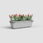 Image de JARDINIÈRE VENEZIA BALCON RE KIT 50 MA GRIS CLAIR