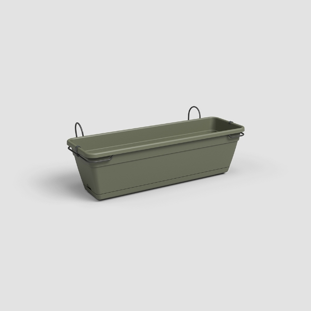 Image de JARDINIÈRE VENEZIA BALCON RE KIT 50 MA VERT SEC