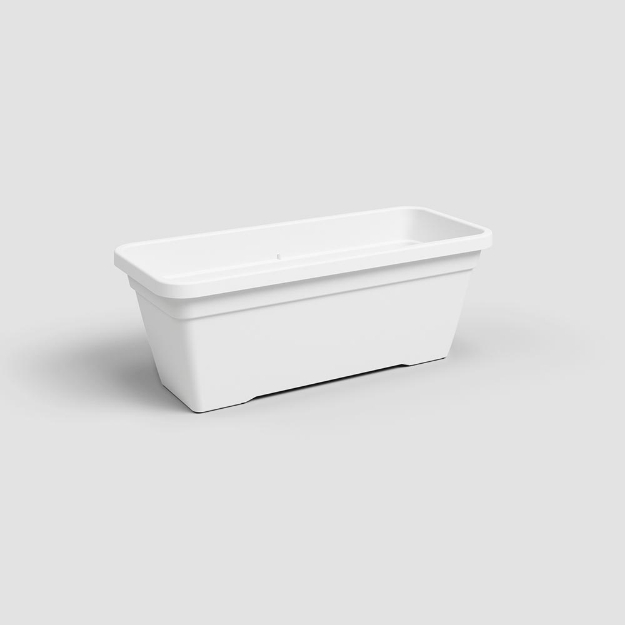 Image de JARDINIÈRE VENEZIA L 80 MA BLANC