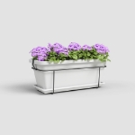 Image de JARDINIÈRE VENEZIA L BALCON KIT 60 MA BLANC