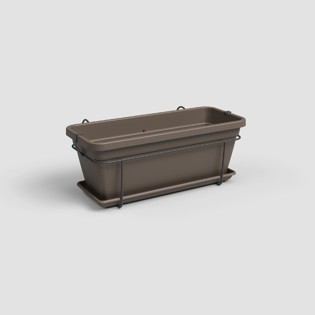Image de JARDINIÈRE VENEZIA L BALCON KIT 60 MA BRONZE