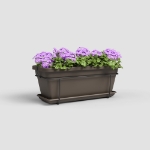 Image de JARDINIÈRE VENEZIA L BALCON KIT 60 MA BRONZE