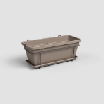 Image de JARDINIÈRE VENEZIA L BALCON KIT 60 MA TAUPE