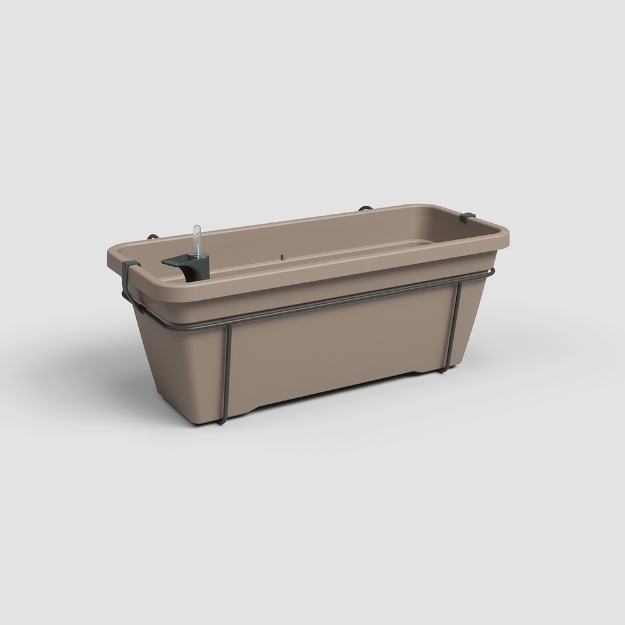 Image de JARDINIÈRE VENEZIA L BALCON SWS KIT 60 MA TAUPE
