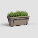 Image de JARDINIÈRE VENEZIA L BALCON SWS KIT 60 MA TAUPE