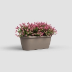 Image de JARDINIÈRE ALGARVE MUR 40 MA TAUPE